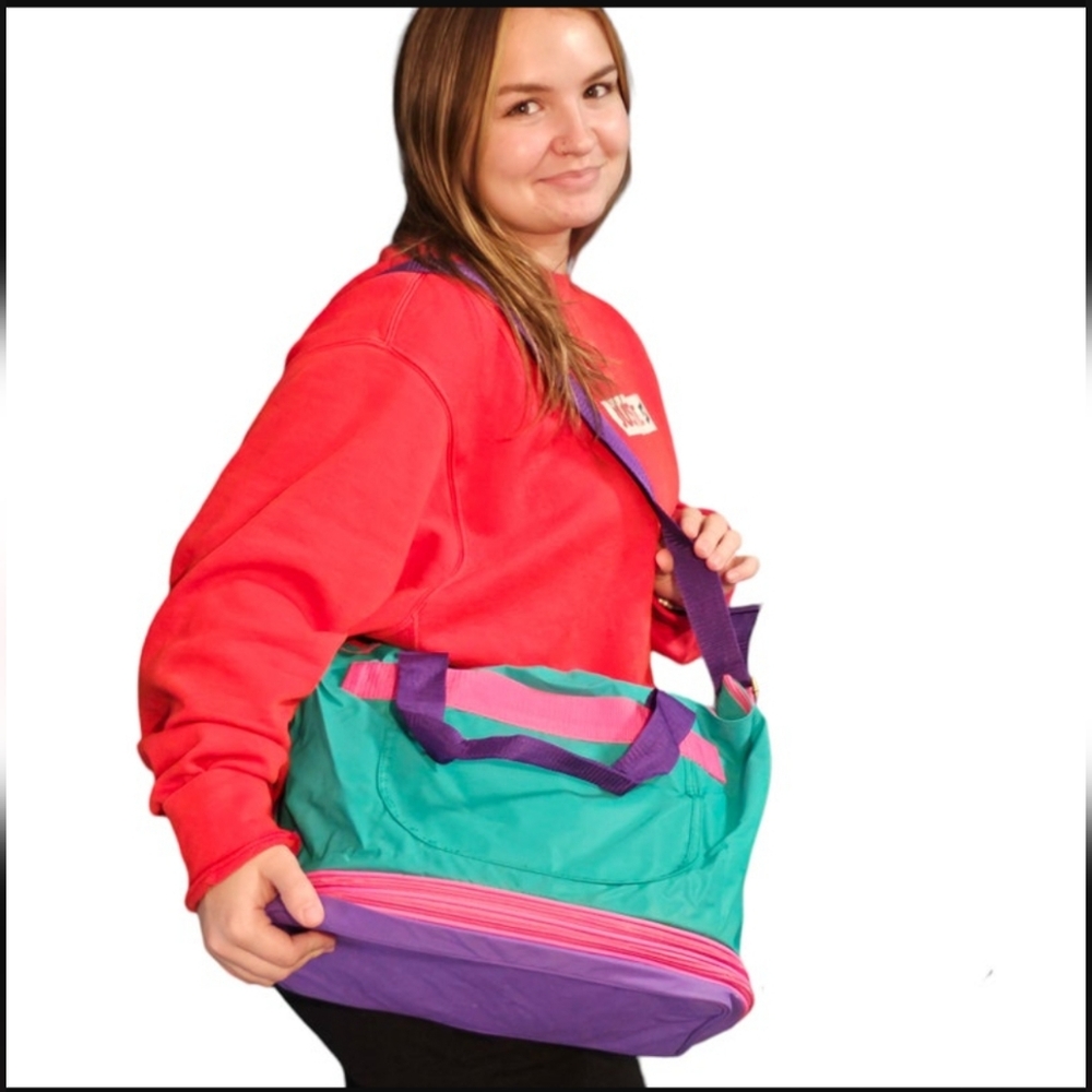 Vintage 1992 Avon Expandable Tote Bag